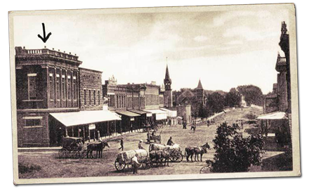 Photo of the original Citizens Bank in 1906