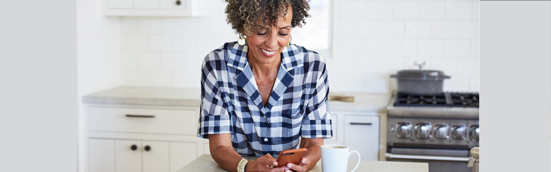 Lady on her phone