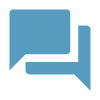 Chat bubbles icon